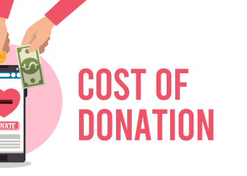 cost of donation